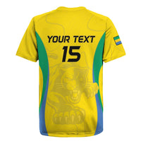 Custom Gabon Football Rugby Jersey Go Champions Les Pantheres - Wonder Print Shop