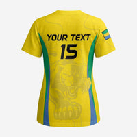 Custom Gabon Football Scrub Top Go Champions Les Pantheres - Wonder Print Shop