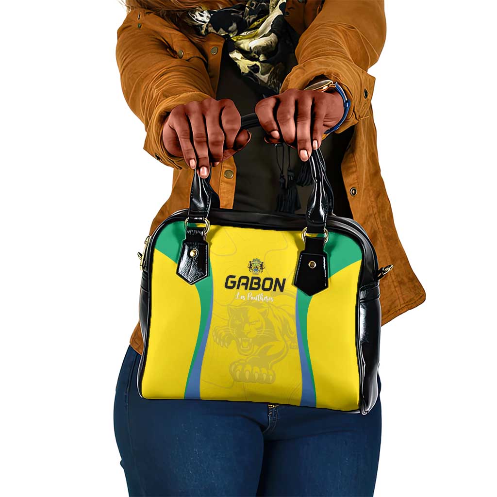 Gabon Football Shoulder Handbag Go Champions Les Pantheres - Wonder Print Shop