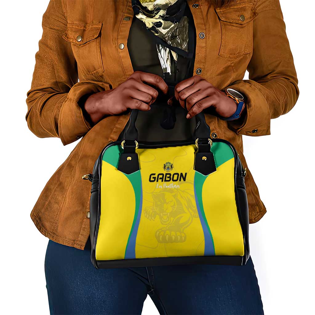 Gabon Football Shoulder Handbag Go Champions Les Pantheres - Wonder Print Shop