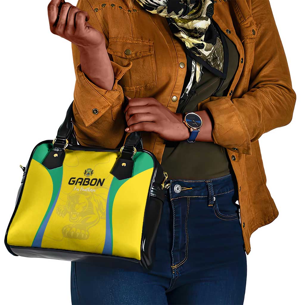 Gabon Football Shoulder Handbag Go Champions Les Pantheres - Wonder Print Shop