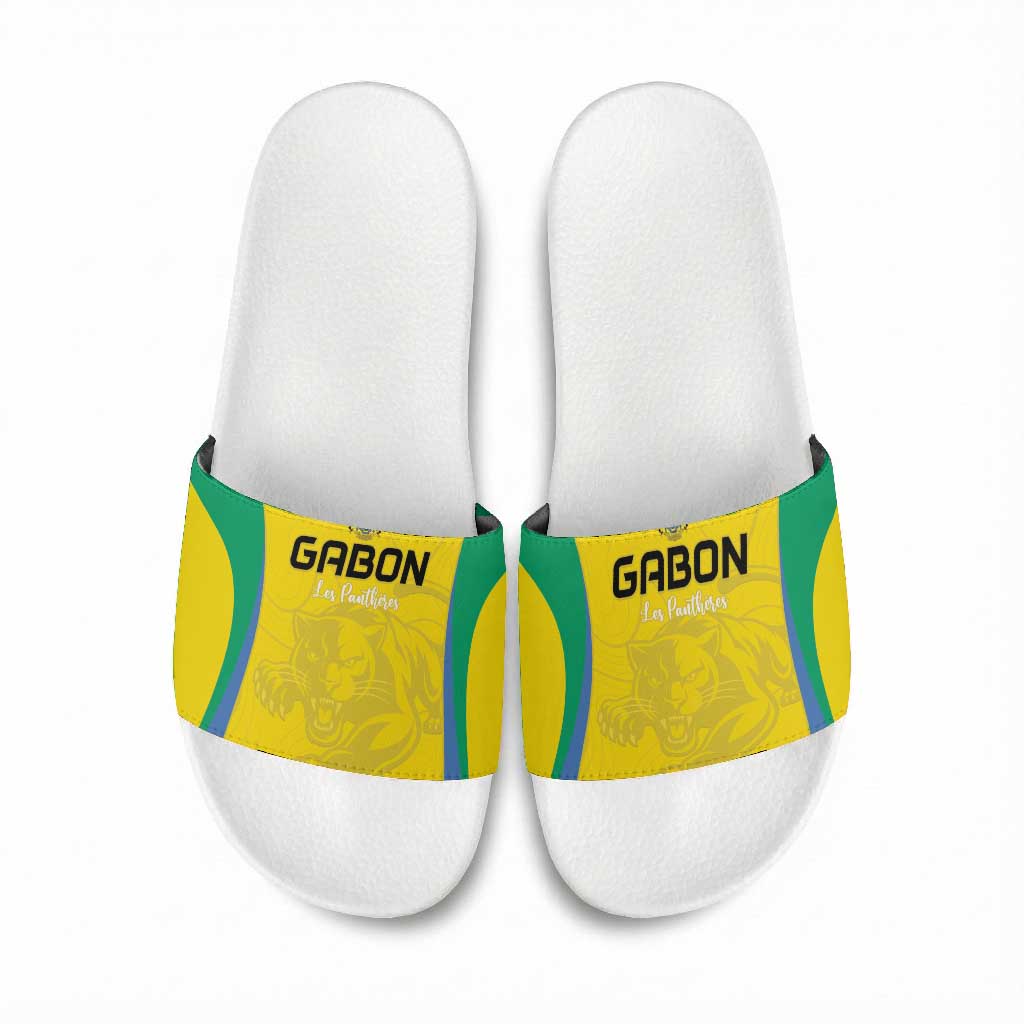 Gabon Football Slide Sandals Go Champions Les Pantheres - Wonder Print Shop