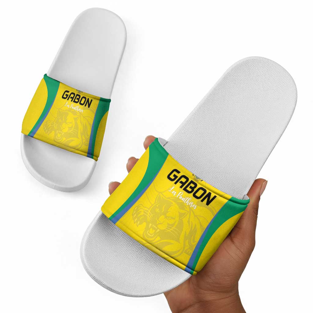 Gabon Football Slide Sandals Go Champions Les Pantheres - Wonder Print Shop