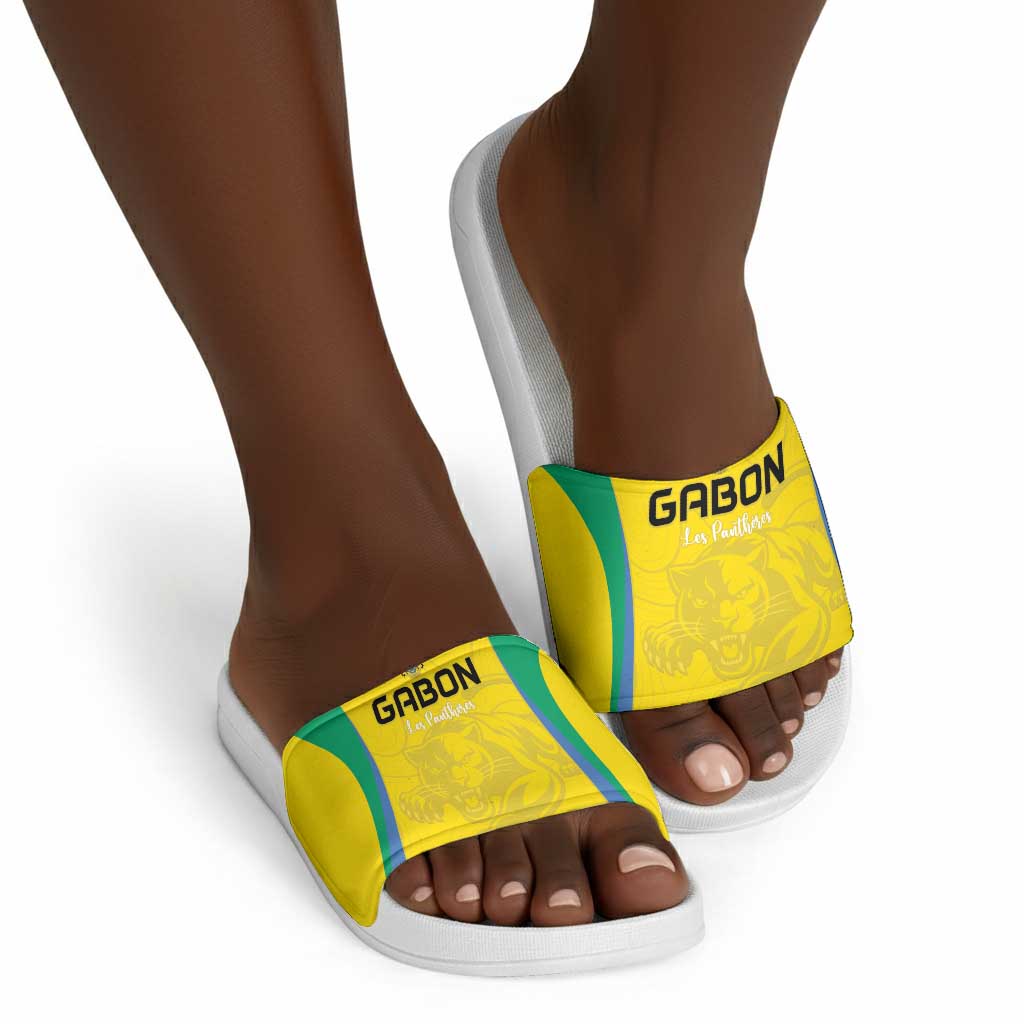 Gabon Football Slide Sandals Go Champions Les Pantheres - Wonder Print Shop