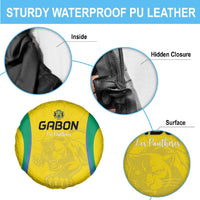Gabon Football Spare Tire Cover Go Champions Les Pantheres - Wonder Print Shop