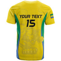Custom Gabon Football T shirt Go Champions Les Pantheres - Wonder Print Shop
