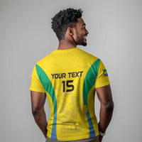 Custom Gabon Football T shirt Go Champions Les Pantheres - Wonder Print Shop