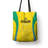 Gabon Football Tote Bag Go Champions Les Pantheres - Wonder Print Shop