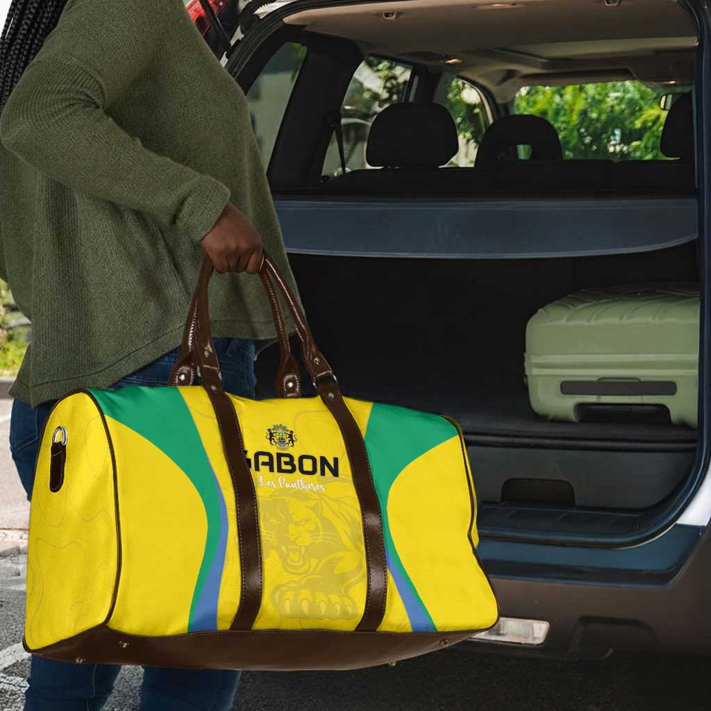 Gabon Football Travel Bag Go Champions Les Pantheres - Wonder Print Shop