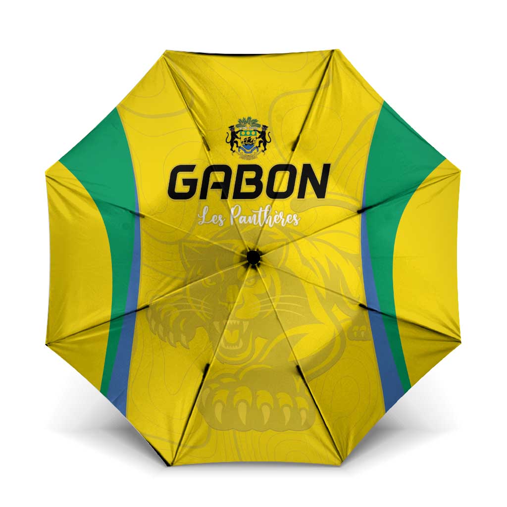 Gabon Football Umbrella Go Champions Les Pantheres - Wonder Print Shop