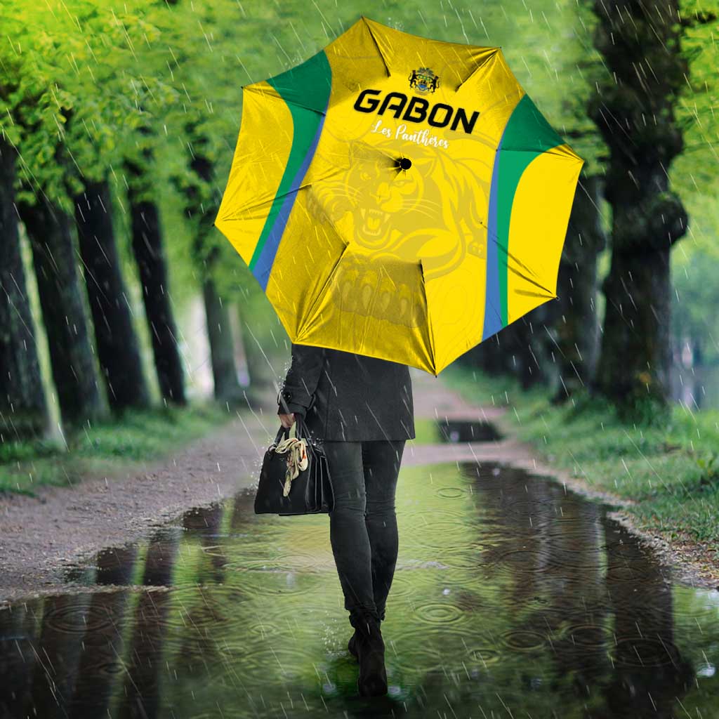 Gabon Football Umbrella Go Champions Les Pantheres - Wonder Print Shop
