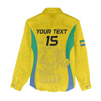 Custom Gabon Football Women Casual Shirt Go Champions Les Pantheres - Wonder Print Shop