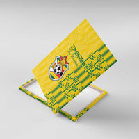 Zimbabwe Football Canvas Wall Art Come On Warriors - Kente Pattern - Wonder Print Shop