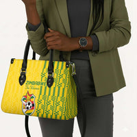 Zimbabwe Football Leather Bag Come On Warriors - Kente Pattern - Wonder Print Shop