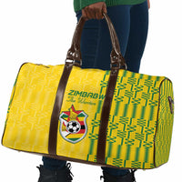 Zimbabwe Football Travel Bag Come On Warriors - Kente Pattern - Wonder Print Shop