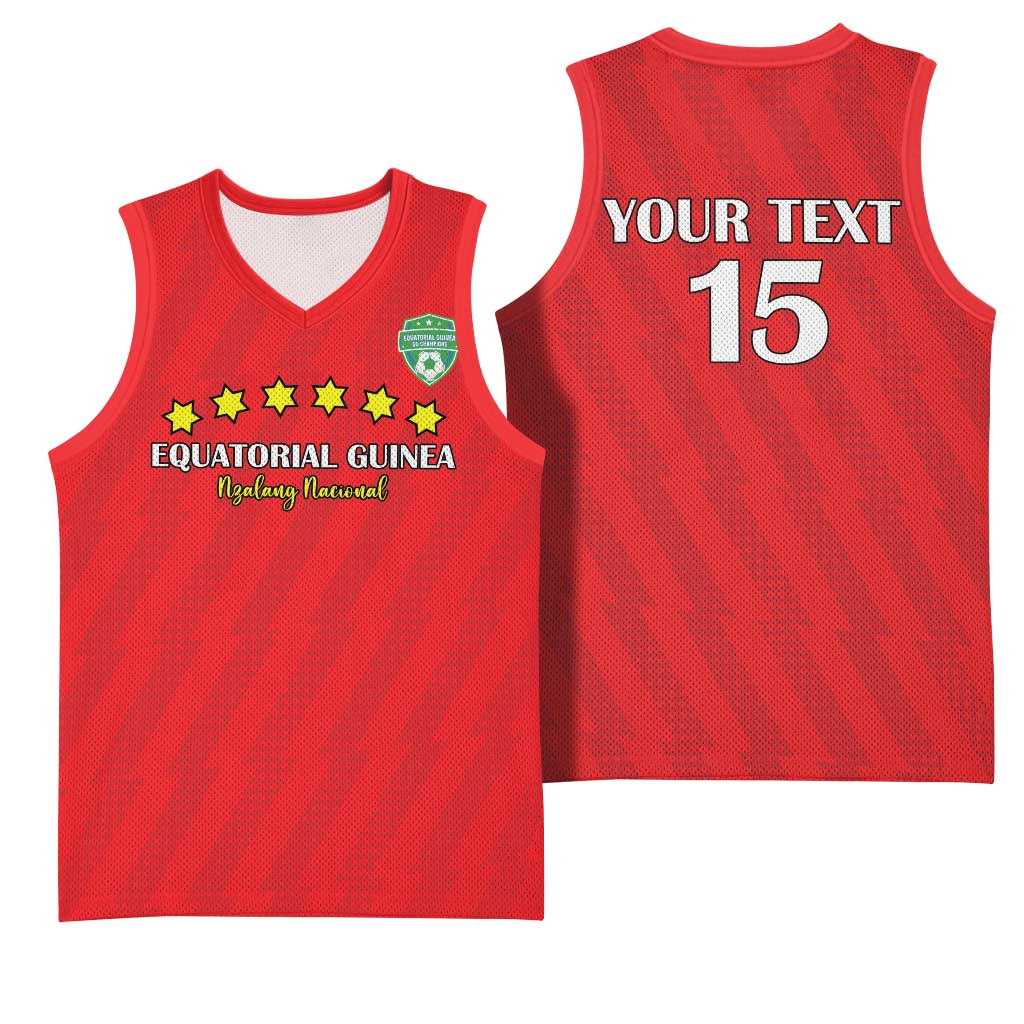 Custom Equatorial Guinea Football Basketball Jersey Go Nzalang Nacional Go - Wonder Print Shop