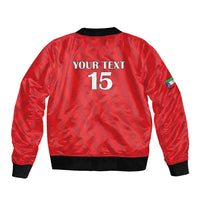 Custom Equatorial Guinea Football Bomber Jacket Go Nzalang Nacional Go - Wonder Print Shop