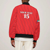 Custom Equatorial Guinea Football Bomber Jacket Go Nzalang Nacional Go - Wonder Print Shop