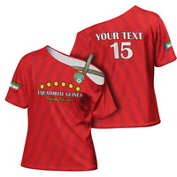 Custom Equatorial Guinea Football Cross Shoulder Shirt Go Nzalang Nacional Go - Wonder Print Shop
