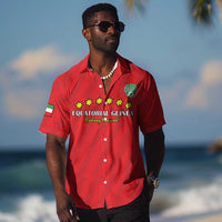 Custom Equatorial Guinea Football Hawaiian Shirt Go Nzalang Nacional Go - Wonder Print Shop