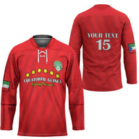 Custom Equatorial Guinea Football Hockey Jersey Go Nzalang Nacional Go - Wonder Print Shop