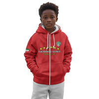 Custom Equatorial Guinea Football Kid Hoodie Go Nzalang Nacional Go - Wonder Print Shop