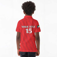 Custom Equatorial Guinea Football Kid Polo Shirt Go Nzalang Nacional Go - Wonder Print Shop