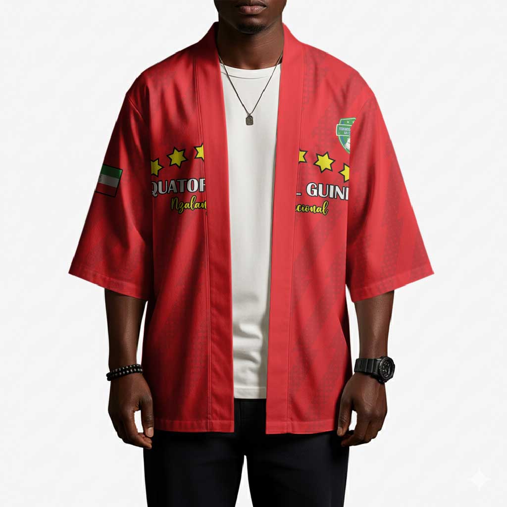 Custom Equatorial Guinea Football Kimono Go Nzalang Nacional Go - Wonder Print Shop