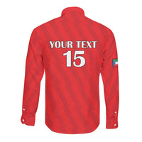Custom Equatorial Guinea Football Long Sleeve Button Shirt Go Nzalang Nacional Go - Wonder Print Shop