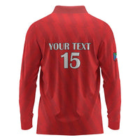 Custom Equatorial Guinea Football Long Sleeve Polo Shirt Go Nzalang Nacional Go - Wonder Print Shop
