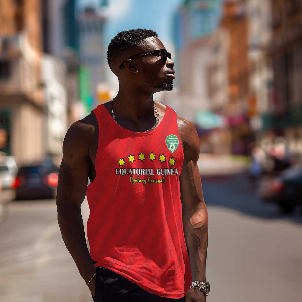 Custom Equatorial Guinea Football Men Tank Top Go Nzalang Nacional Go - Wonder Print Shop