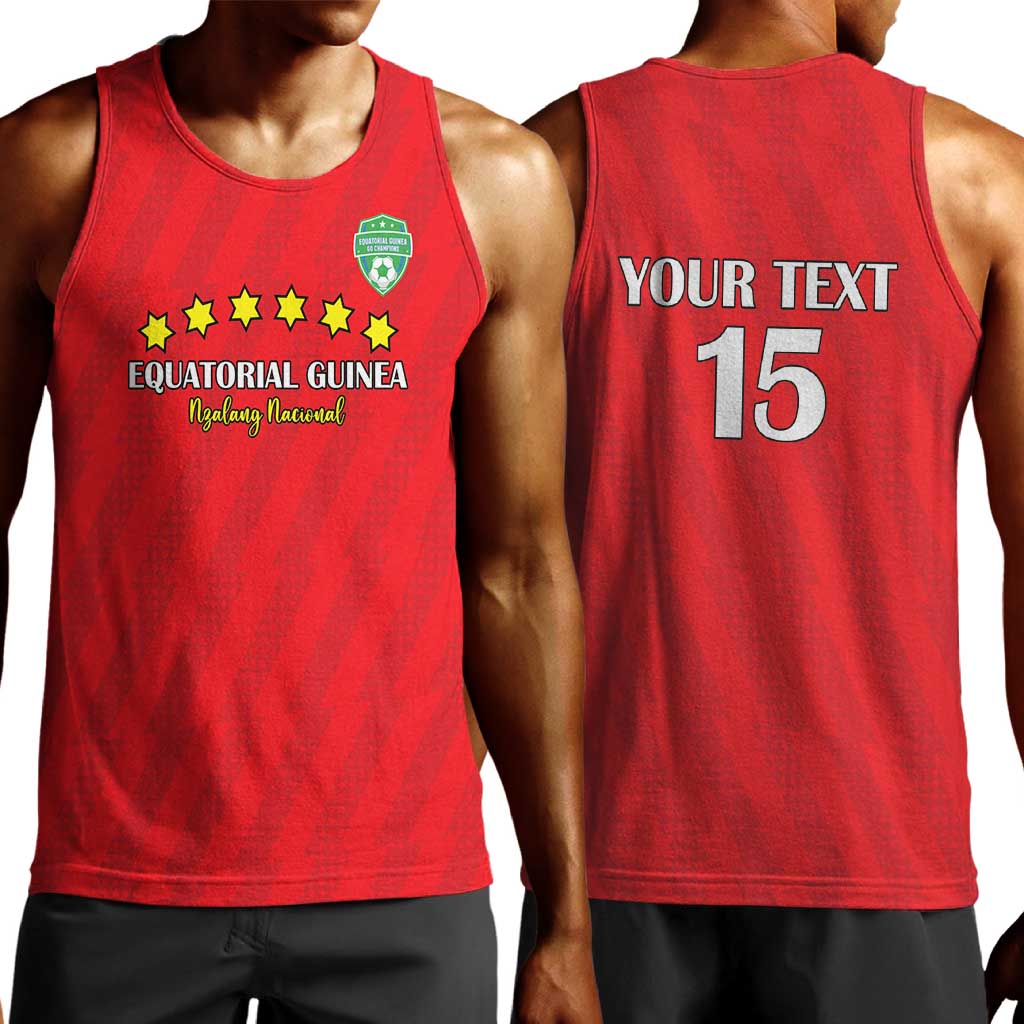 Custom Equatorial Guinea Football Men Tank Top Go Nzalang Nacional Go - Wonder Print Shop