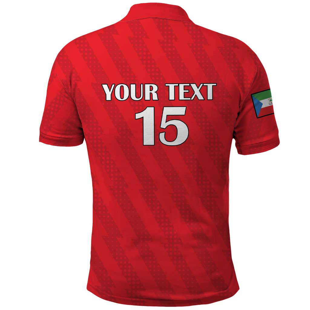 Custom Equatorial Guinea Football Polo Shirt Go Nzalang Nacional Go - Wonder Print Shop