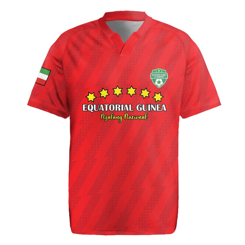 Custom Equatorial Guinea Football Rugby Jersey Go Nzalang Nacional Go - Wonder Print Shop