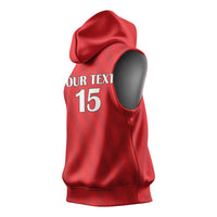 Custom Equatorial Guinea Football Sleeveless Hoodie Go Nzalang Nacional Go - Wonder Print Shop