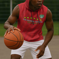 Custom Equatorial Guinea Football Sleeveless Hoodie Go Nzalang Nacional Go - Wonder Print Shop