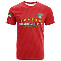 Custom Equatorial Guinea Football T shirt Go Nzalang Nacional Go - Wonder Print Shop