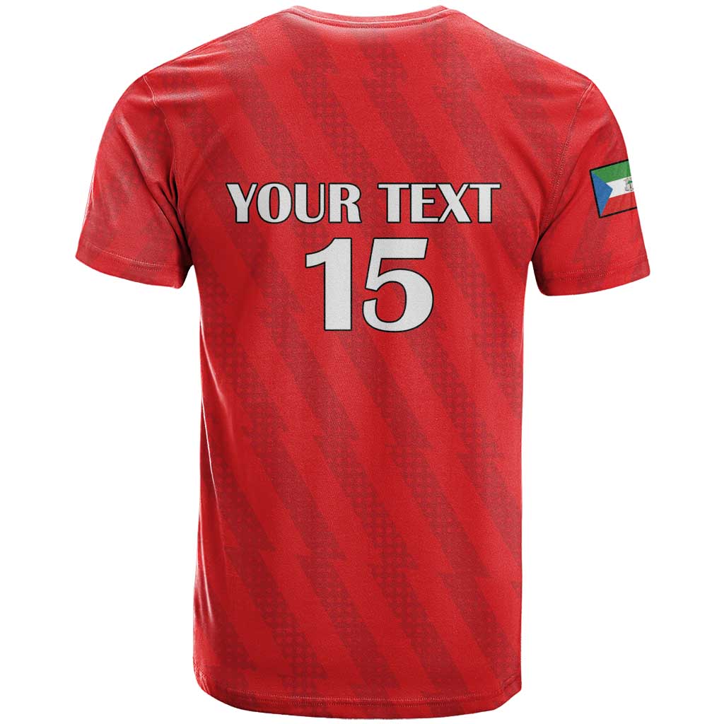 Custom Equatorial Guinea Football T shirt Go Nzalang Nacional Go - Wonder Print Shop