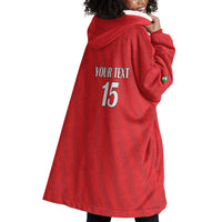 Custom Equatorial Guinea Football Wearable Blanket Hoodie Go Nzalang Nacional Go - Wonder Print Shop