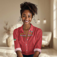 Custom Equatorial Guinea Football Women Casual Shirt Go Nzalang Nacional Go - Wonder Print Shop
