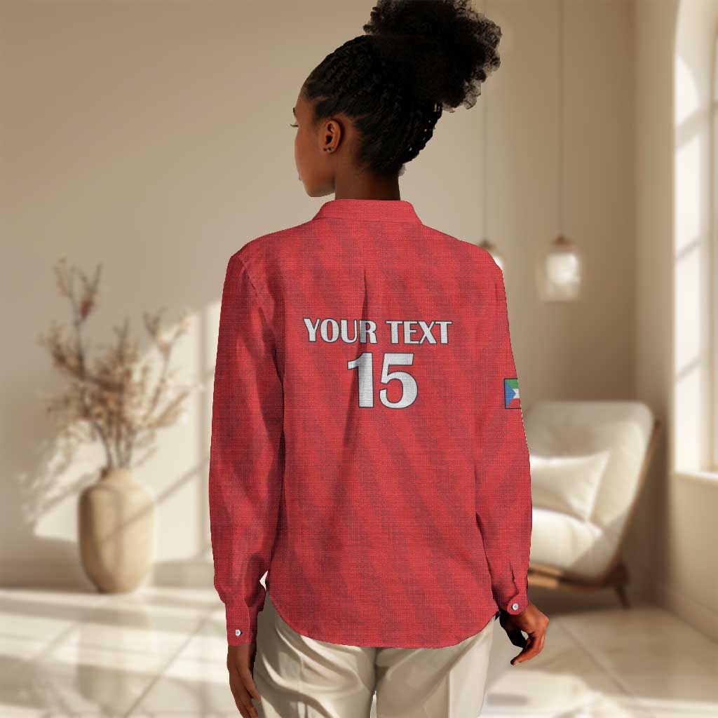 Custom Equatorial Guinea Football Women Casual Shirt Go Nzalang Nacional Go - Wonder Print Shop