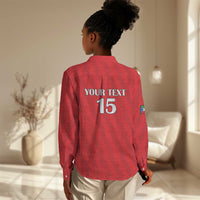 Custom Equatorial Guinea Football Women Casual Shirt Go Nzalang Nacional Go - Wonder Print Shop