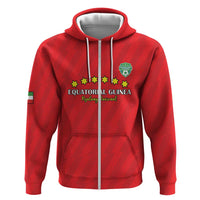 Custom Equatorial Guinea Football Zip Hoodie Go Nzalang Nacional Go - Wonder Print Shop