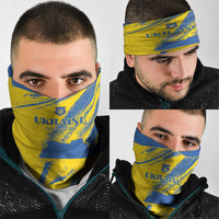 Ukraine Football Neck Gaiter Blue And Yellow Grunge Style - Wonder Print Shop