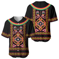 Cameroon Bamenda Baseball Jersey Toghu Traditional Pattern