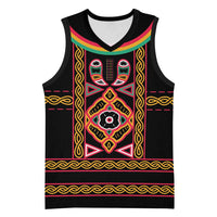 Cameroon Bamenda Basketball Jersey Toghu Traditional Pattern