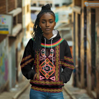 Cameroon Bamenda Hoodie Toghu Traditional Pattern
