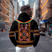 Cameroon Bamenda Hoodie Toghu Traditional Pattern