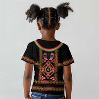 Cameroon Bamenda Kid T shirt Toghu Traditional Pattern