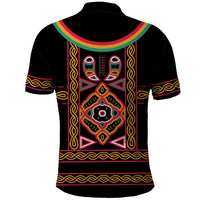 Cameroon Bamenda Polo Shirt Toghu Traditional Pattern